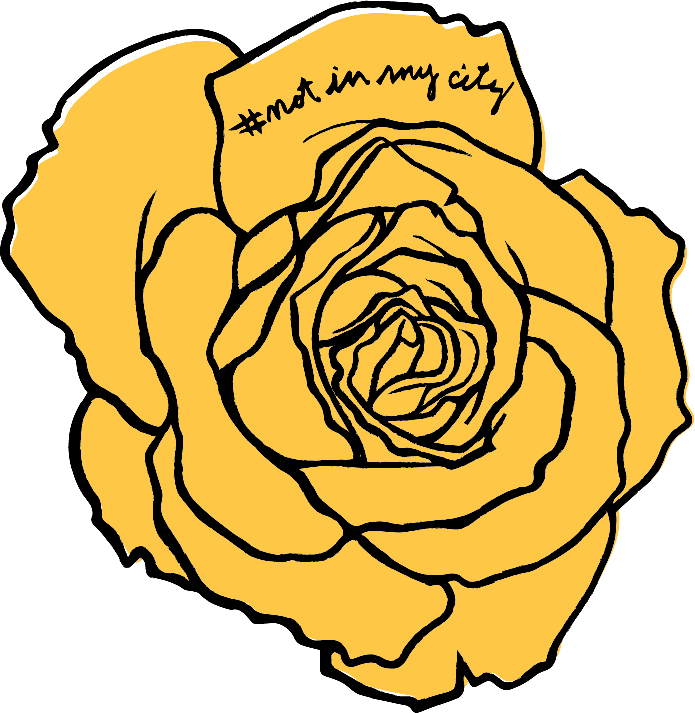 Not in My City (allié du secteur des transports dans la lutte contre la traite des personnes) logo